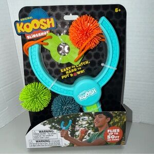 Original Koosh Slingshot Toy w/ 3 Koosh Balls Outdoor Launch Game New